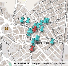 Mappa Largo Giuseppe Mazzini, 73043 Copertino LE, Italia (0.1715)