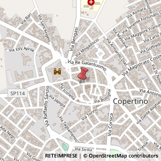 Mappa Via Margherita di Savoia, 78, 73043 Copertino, Lecce (Puglia)