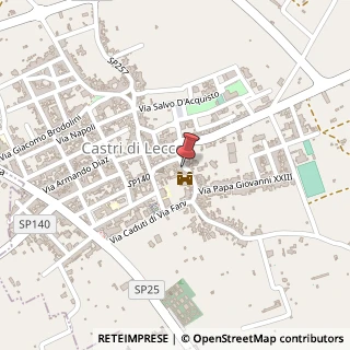 Mappa Piazza Municipio, 25, 73020 Castri di Lecce, Lecce (Puglia)