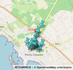 Mappa Via Ciro Menotti, 73010 Porto Cesareo LE, Italia (0.7375)