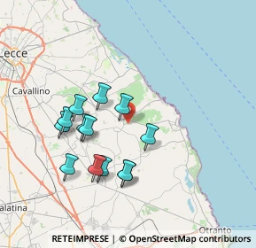 Mappa 73026 Melendugno LE, Italia (7.26385)