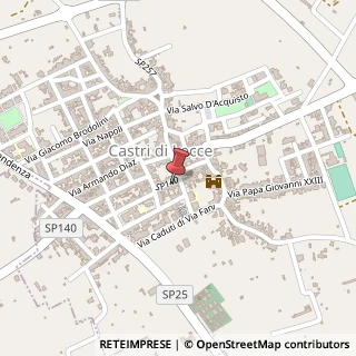 Mappa Via Giuseppe Grassi, 23, 73020 Castri di Lecce, Lecce (Puglia)