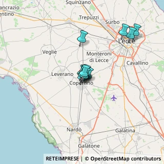 Mappa Via IV Novembre, 73043 Copertino LE, Italia (4.45833)