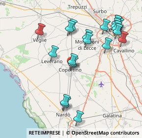 Mappa Via IV Novembre, 73043 Copertino LE, Italia (9.544)