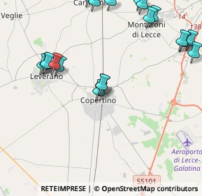 Mappa Via IV Novembre, 73043 Copertino LE, Italia (5.786)