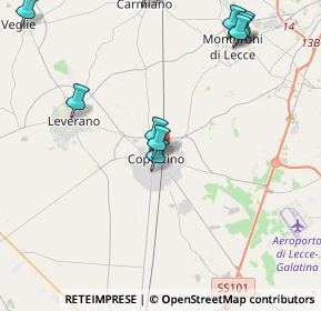 Mappa Via IV Novembre, 73043 Copertino LE, Italia (5.84417)