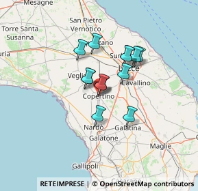 Mappa Via IV Novembre, 73043 Copertino LE, Italia (9.91)