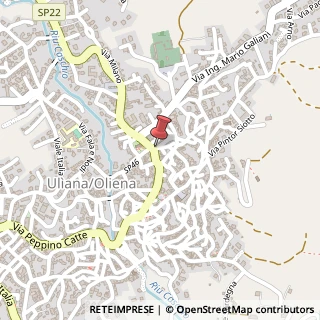 Mappa Via Eleonora d'Arborea, 3, 08025 Oliena, Nuoro (Sardegna)