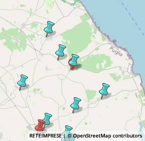 Mappa 73026 Melendugno LE, Italia (5.99636)