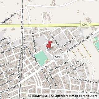 Mappa Via Enrico Berlinguer, 24, 73043 Copertino, Lecce (Puglia)