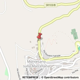 Mappa Via Siotta, 27, 84033 Montesano sulla Marcellana, Salerno (Campania)