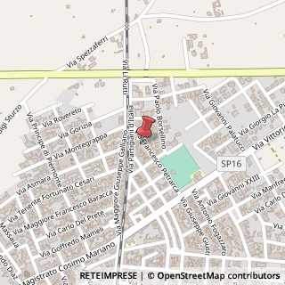 Mappa Via Francesco Petrarca, 6, 73043 Copertino, Lecce (Puglia)