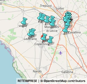 Mappa Via Vittorio Emanuele, 73043 Copertino LE, Italia (8.422)