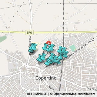 Mappa Via Asmara, 73043 Copertino LE, Italia (0.3785)