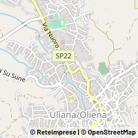 Mapa Oliena