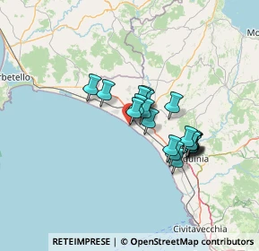 Mappa Piazzale Vetulonia, 01014 Montalto di Castro VT, Italia (10.573)