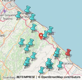 Mappa Via della Giustizia, 66026 Ortona CH, Italia (9.6315)