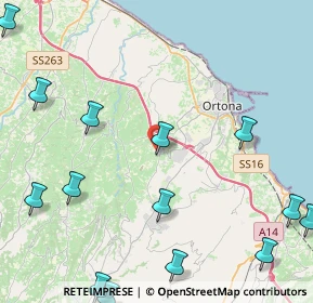 Mappa Via della Giustizia, 66026 Ortona CH, Italia (6.53929)