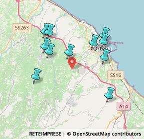 Mappa Via della Giustizia, 66026 Ortona CH, Italia (3.87091)