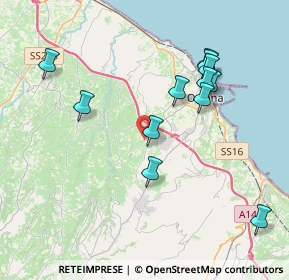 Mappa Via della Giustizia, 66026 Ortona CH, Italia (4.14333)