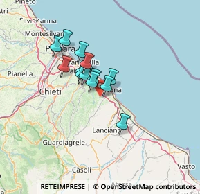 Mappa Via della Giustizia, 66026 Ortona CH, Italia (9.61846)