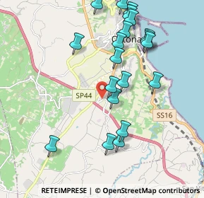 Mappa Contrada Villa S. Leonardo, 66026 Ortona CH, Italia (2.2015)