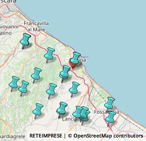 Mappa Contrada Villa S. Leonardo, 66026 Ortona CH, Italia (9.4775)