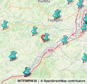 Mappa SP 19, 65020 Rosciano PE, Italia (6.7645)