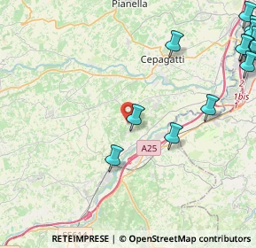 Mappa SP 19, 65020 Rosciano PE, Italia (6.63231)