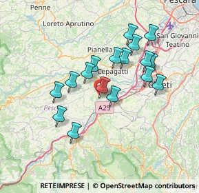 Mappa SP 19, 65020 Rosciano PE, Italia (6.66471)