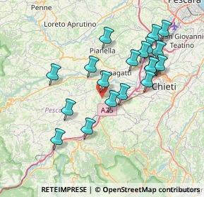 Mappa SP 19, 65020 Rosciano PE, Italia (7.51632)