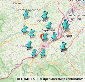 Mappa SP 19, 65020 Rosciano PE, Italia (7.17278)