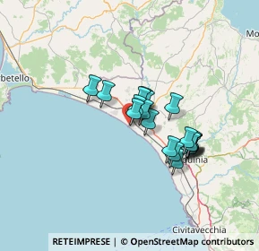 Mappa Via della Marina, 01014 Montalto di Castro VT, Italia (10.5545)