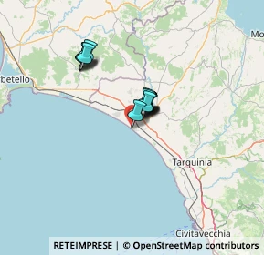 Mappa Via della Marina, 01014 Montalto di Castro VT, Italia (8.71571)