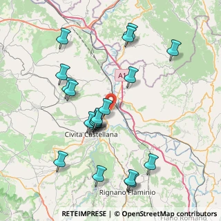 Mappa Via Flaminia km 58, 01033 Civita Castellana VT, Italia (8.612)