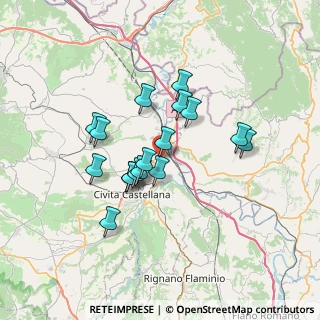 Mappa Via Flaminia km 58, 01033 Civita Castellana VT, Italia (5.87882)