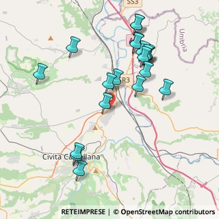 Mappa Via Flaminia km 58, 01033 Civita Castellana VT, Italia (4.4185)