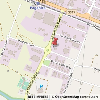 Mappa Via Marisa Bellisario, 16, 67100 L'Aquila, L'Aquila (Abruzzo)