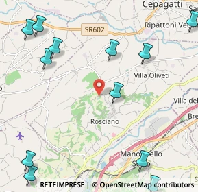 Mappa Contrada Piano del Ciero, 65020 Rosciano PE, Italia (3.39214)