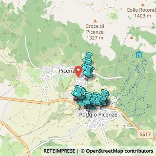 Mappa Via della cona, 67021 Poggio Picenze AQ, Italia (0.78)