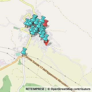 Mappa Via Cento Capi, 67021 Barisciano AQ, Italia (0.44615)