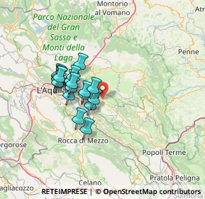 Mappa Via Cento Capi, 67021 Barisciano AQ, Italia (11.611)
