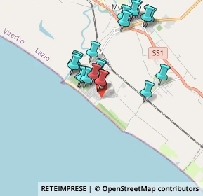 Mappa Via Giannutri, 01014 Montalto di Castro VT, Italia (1.726)