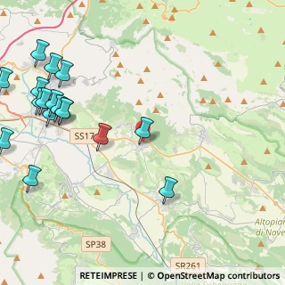Mappa Via Umberto I, 67026 Poggio Picenze AQ, Italia (6.19882)