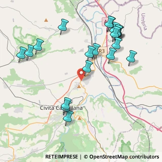Mappa Via Flaminia Romana, 01033 Civita Castellana VT, Italia (5.0015)