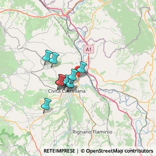 Mappa Via Thomas Alva Edison, 01033 Civita Castellana VT, Italia (5.22636)