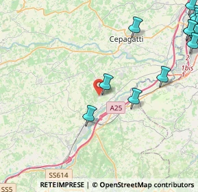 Mappa Salita S. Salvatore, 65020 Rosciano PE, Italia (6.82385)