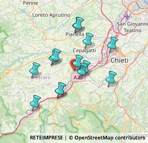 Mappa Salita S. Salvatore, 65020 Rosciano PE, Italia (6.45143)