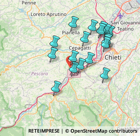 Mappa Salita S. Salvatore, 65020 Rosciano PE, Italia (7.00222)