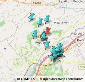 Mappa Salita S. Salvatore, 65020 Rosciano PE, Italia (1.524)